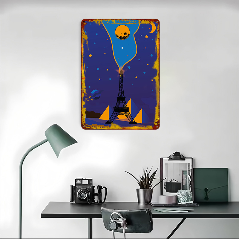 Eiffel Tower Night Sky Poster  – Custom Night Sky recenzja i cena