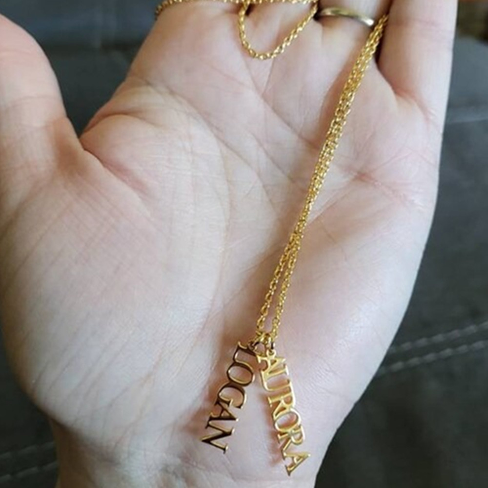 Custom Multiple Name Necklace  – Birth Flower Necklace recenzja i cena