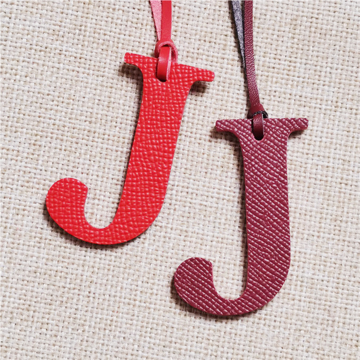 English Letter H I J K L M N A – Monogram Keychain Leather recenzja i cena