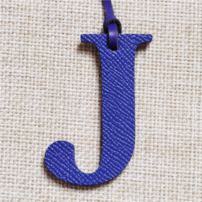 English Letter H I J K L M N A – Monogram Keychain Leather recenzja i cena