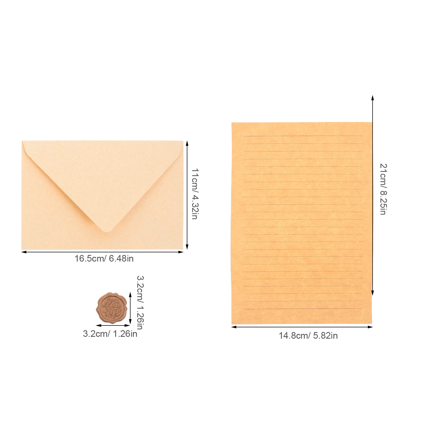 1Set Letter Writing Set Vintag – Wax Seal Letter Kit recenzja i cena