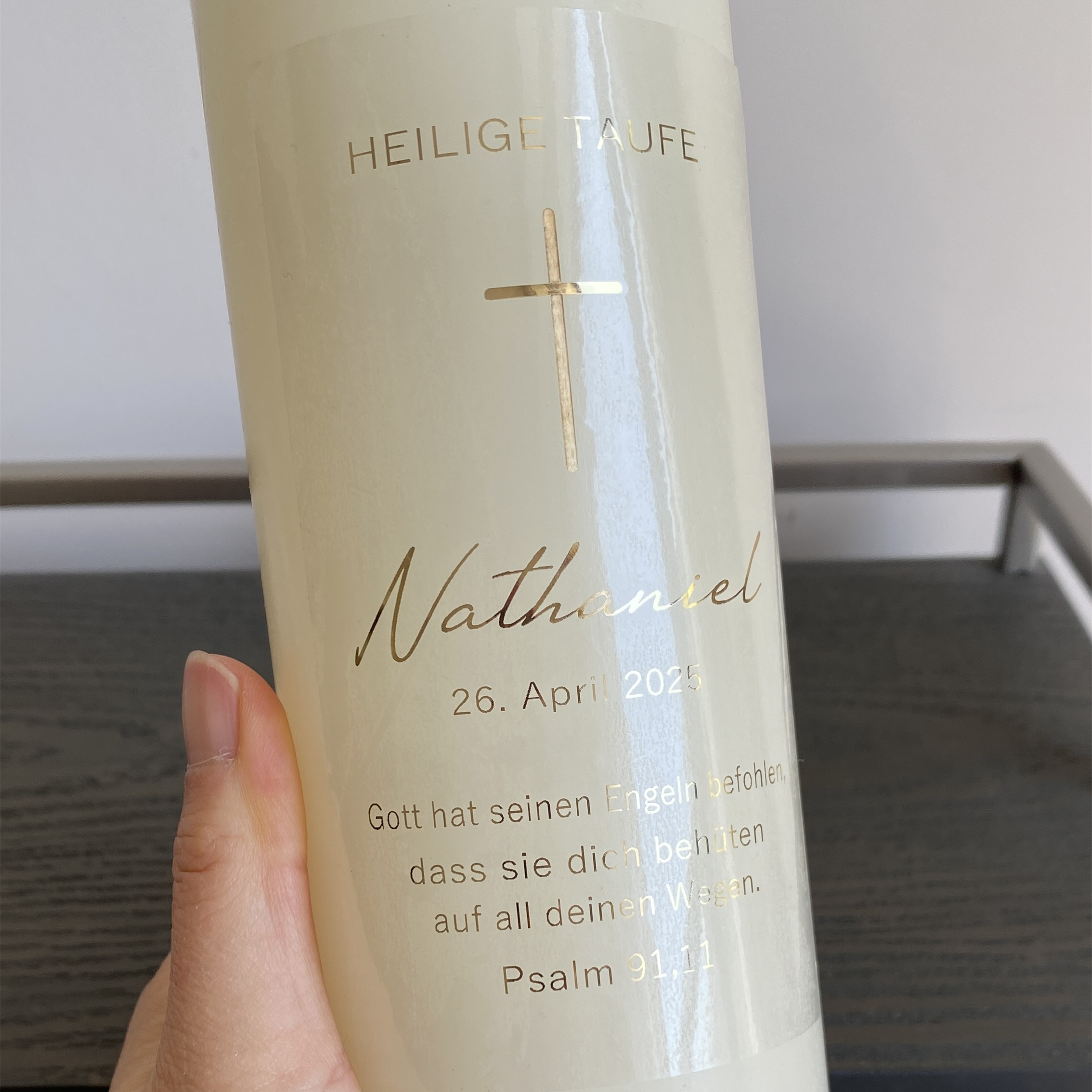 Personalized My Holy Baptism C – Personalised Candle Label recenzja i cena
