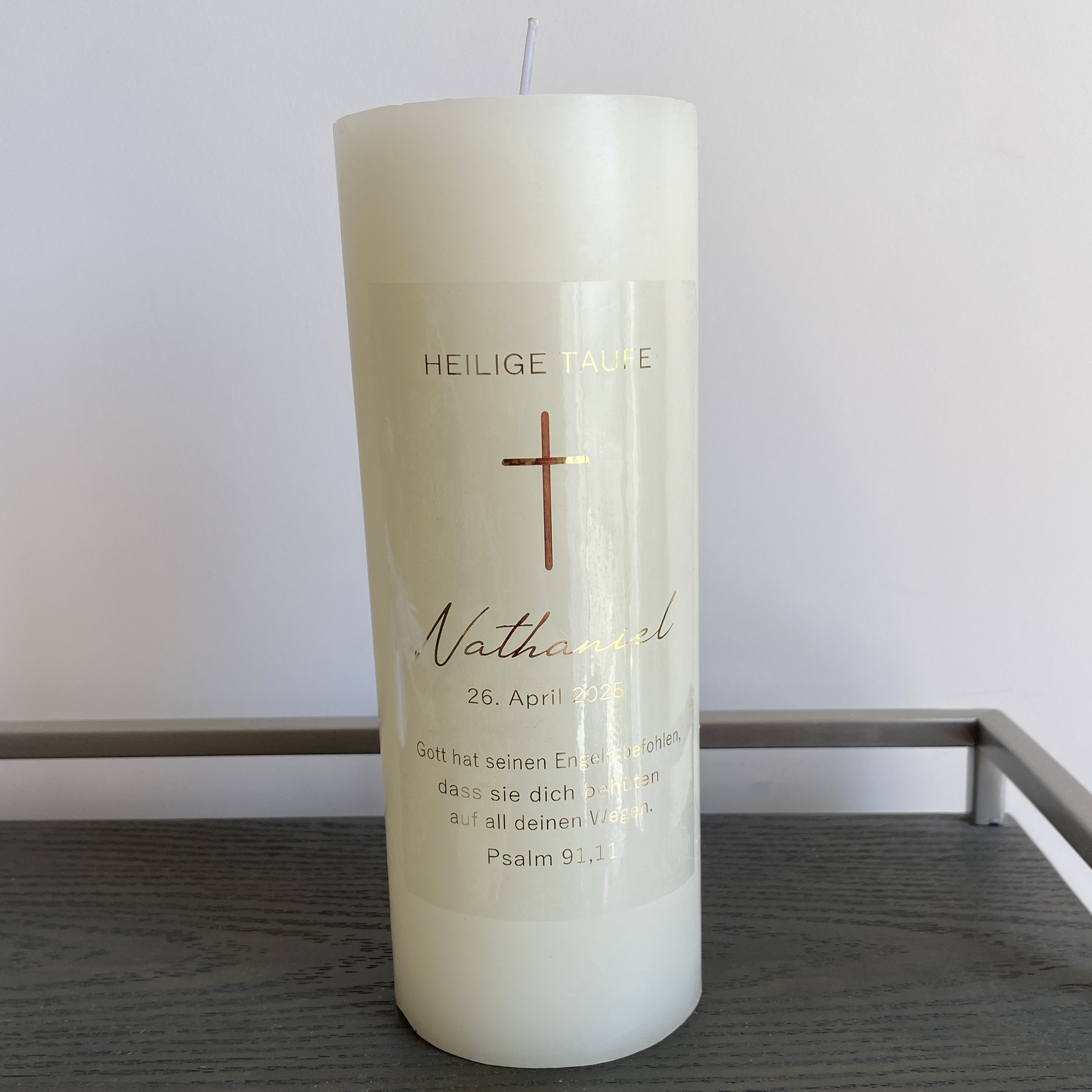 Personalized My Holy Baptism C – Personalised Candle Label recenzja i cena