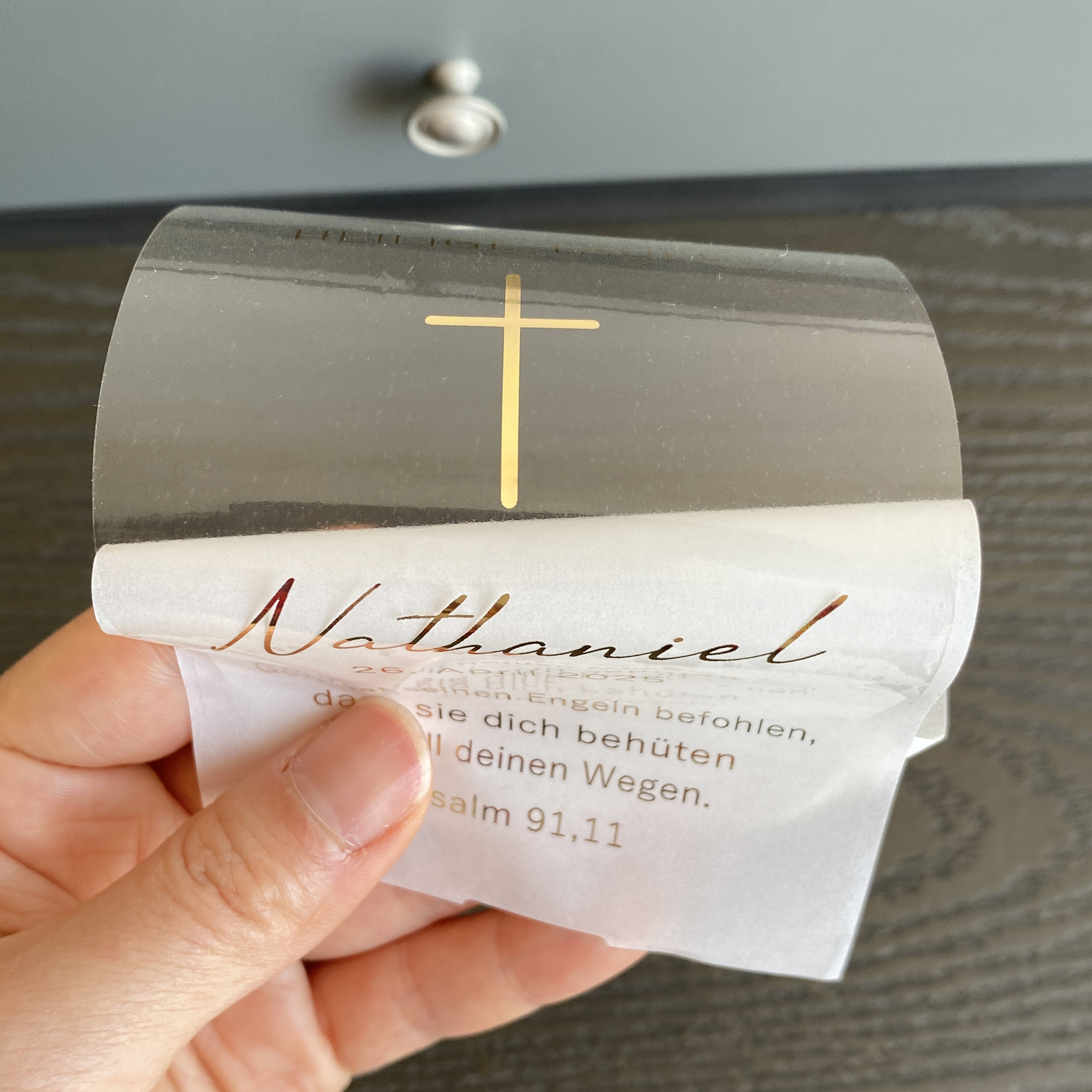 Personalized My Holy Baptism C – Personalised Candle Label recenzja i cena
