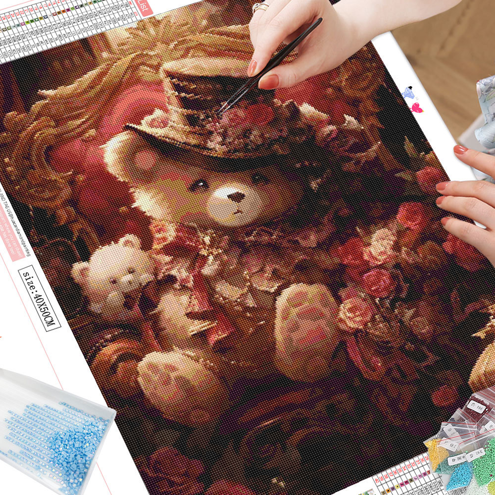 Frameless, Cartoon Diamond Pai – Photo Mosaic Print recenzja i cena