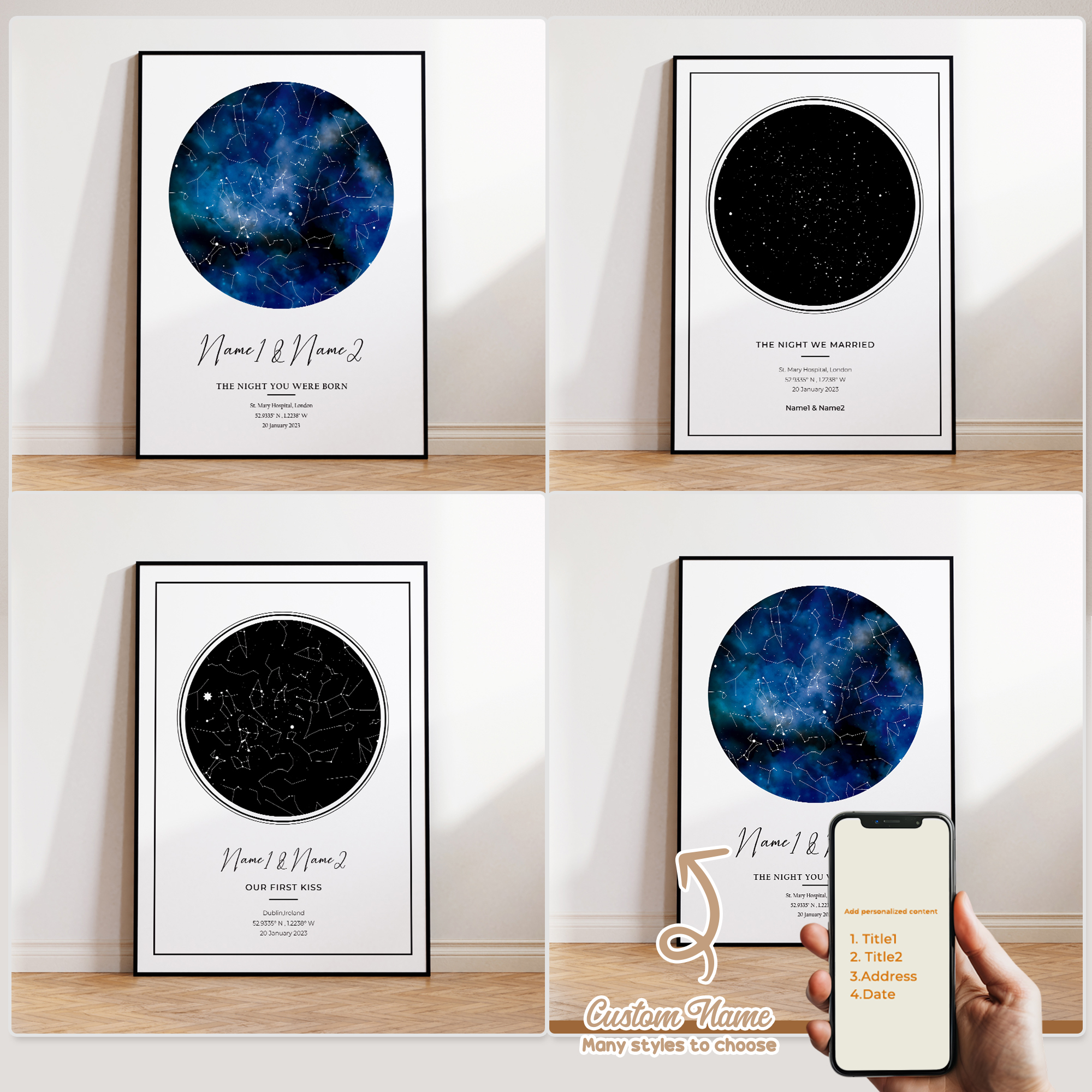 Modern Custom Personalized Nig – Custom Map Poster recenzja i cena