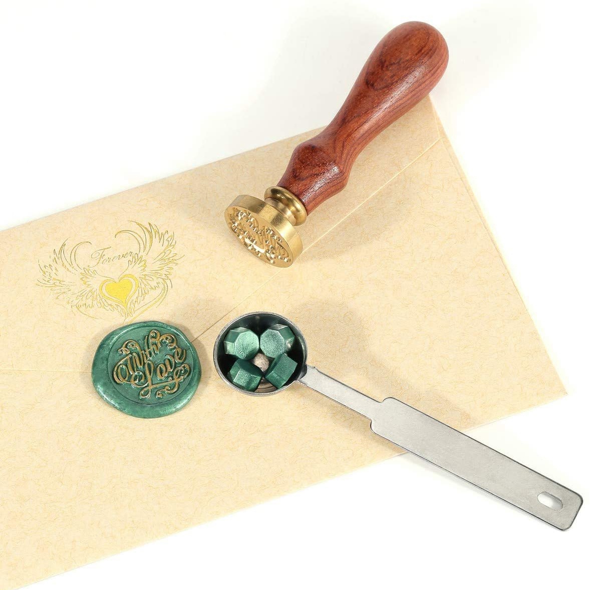 AT84-Sealing Wax Beads, 200 Pi – Wax Seal Letter Kit recenzja i cena