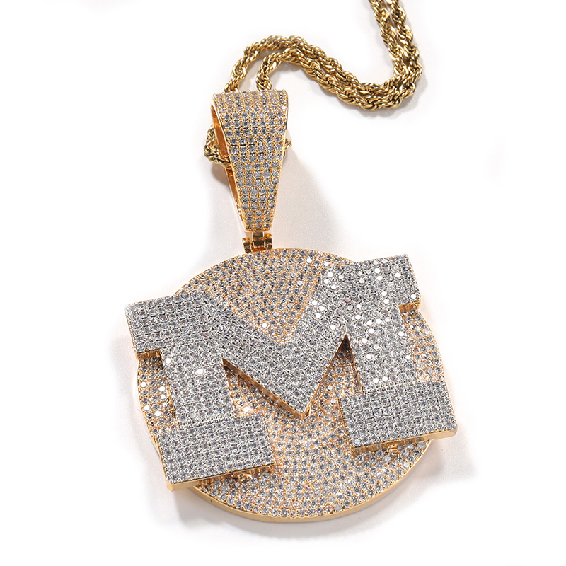 Custom Personality Big Letter  – Name Necklace Custom recenzja i cena