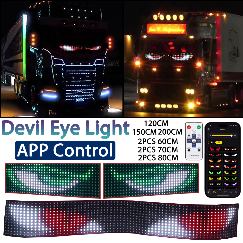 Truck Devil Eyes LED Light APP – Custom Map Poster recenzja i cena