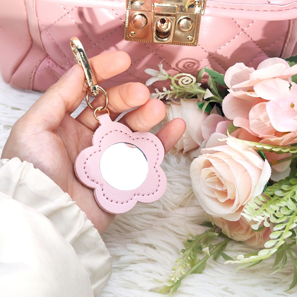 Flower Petal Shaped Mirror Bag – Initial Ring Custom recenzja i cena