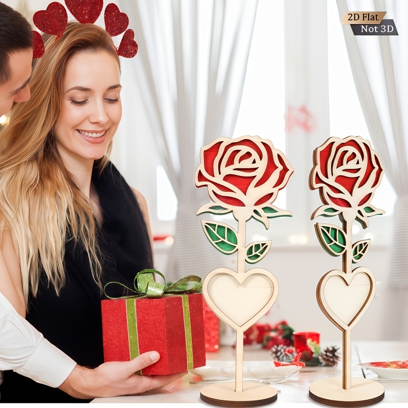 2pcs Handmade Engraved 2D Wood – Engraved Wood Frame recenzja i cena