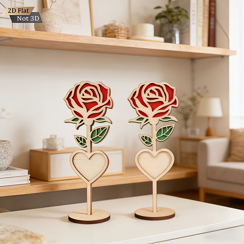 2pcs Handmade Engraved 2D Wood – Engraved Wood Frame recenzja i cena