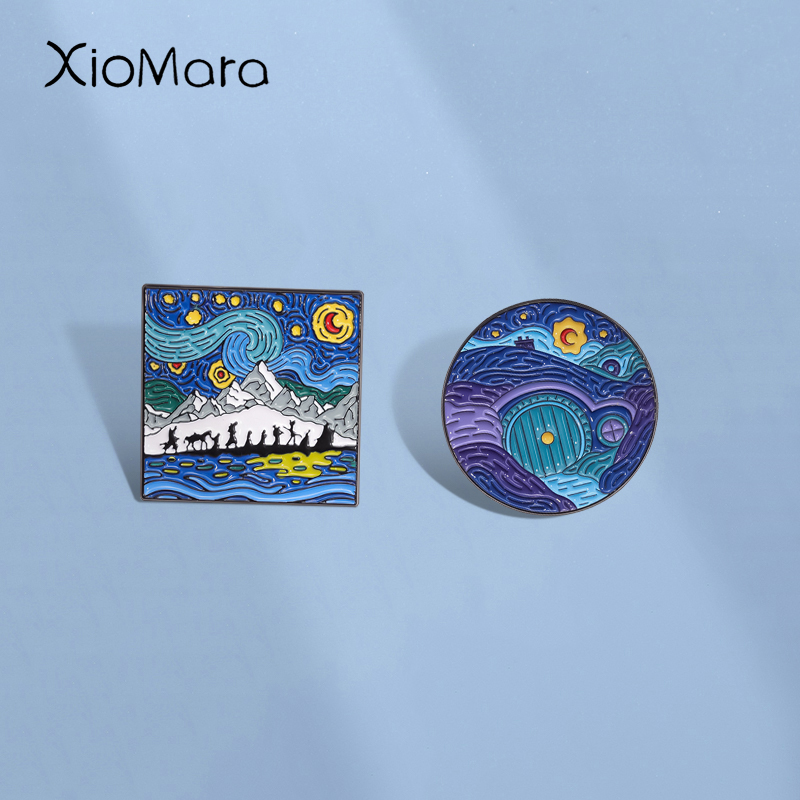 Night Sky Oil Painting Enamel  – Custom Night Sky recenzja i cena
