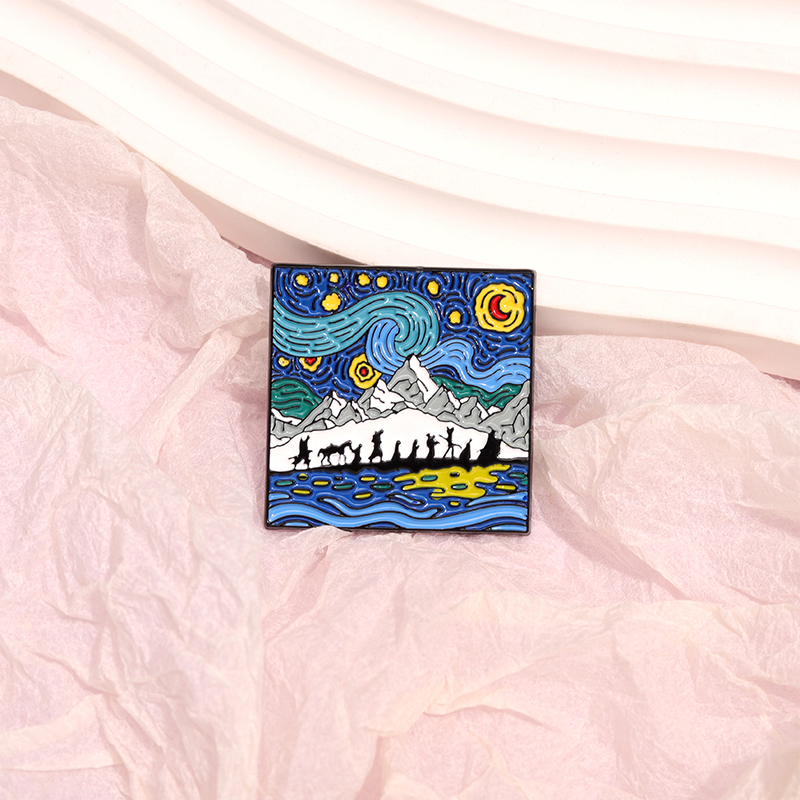 Night Sky Oil Painting Enamel  – Custom Night Sky recenzja i cena