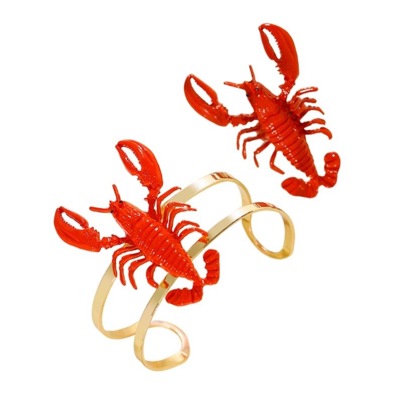 39BB Eye Catching Red Lobster  – Coordinates Bracelet recenzja i cena