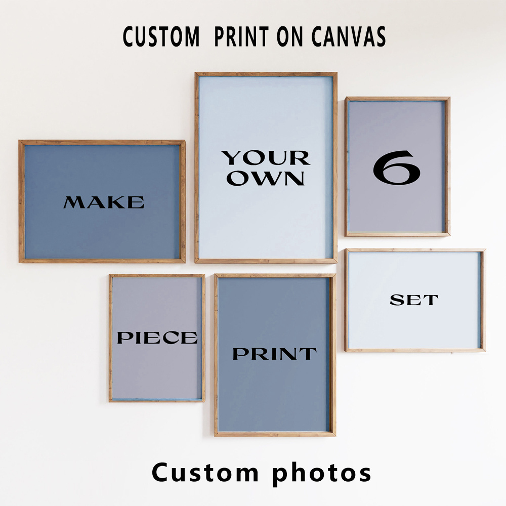 6pcs/set Custom Canvas Prints  – Pet Portrait Custom recenzja i cena