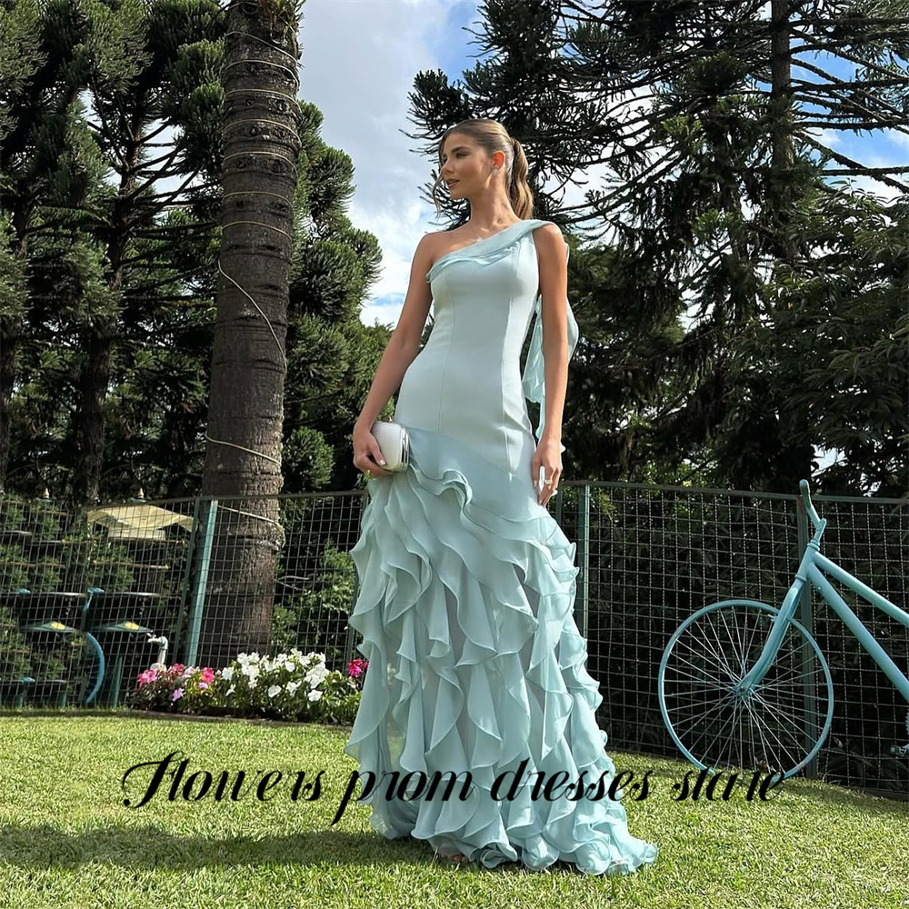 Flowers Sky Blue Party Dress L – Custom Night Sky recenzja i cena