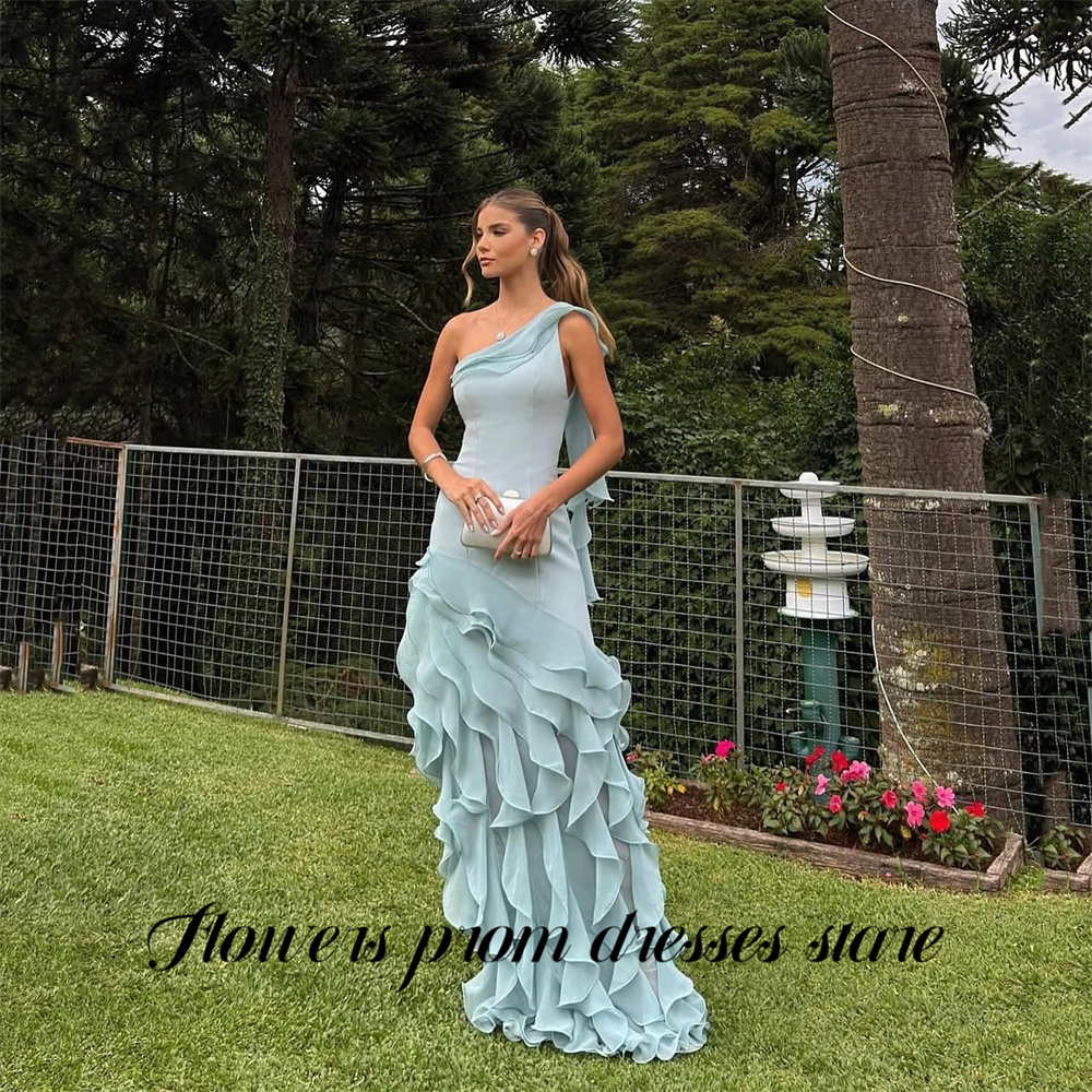 Flowers Sky Blue Party Dress L – Custom Night Sky recenzja i cena